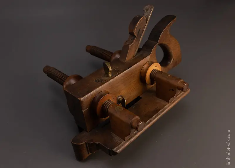 Fine Ohio Tool Co. Handled Screw Arm Plow Plane - 107450 1