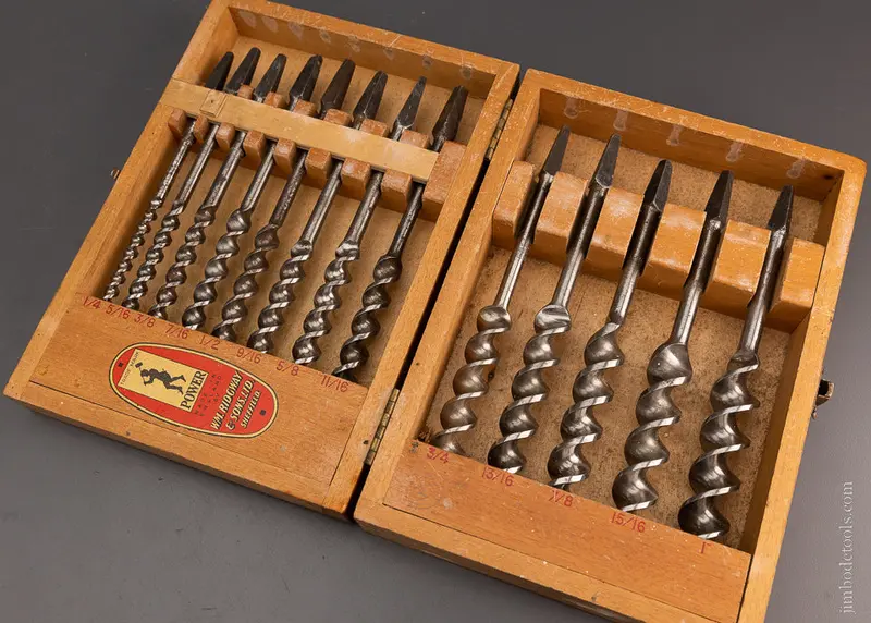 Fine Ridgway 13 Boring Machine Bit Set In Box - 106671 1