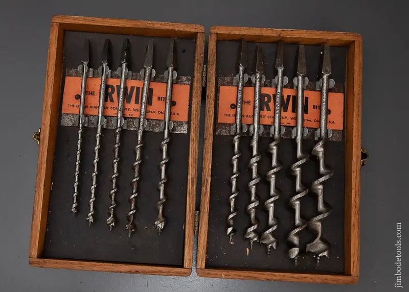 Fine Set Of 10 Sharp Irwin Bits - 119524 1