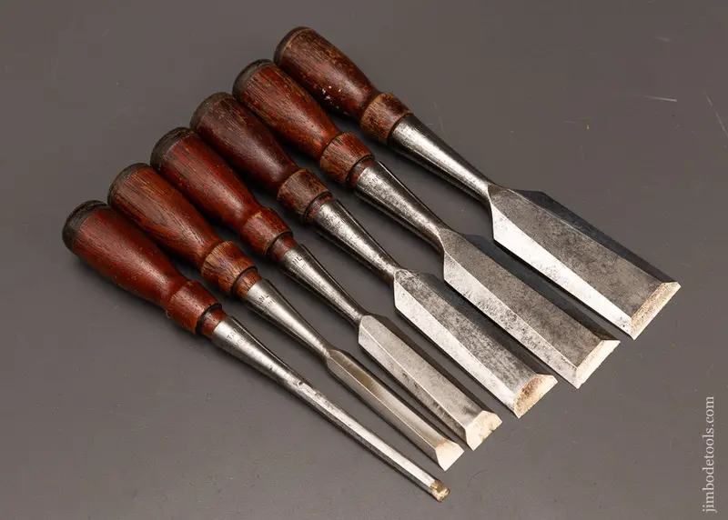 Fine Set Of 6 Stanley No. 750 Chisels - 117270 1