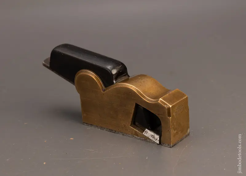 G. Miller Gunmetal Ebony Infill Bullnose Shoulder Plane - Excelsior 114940 1