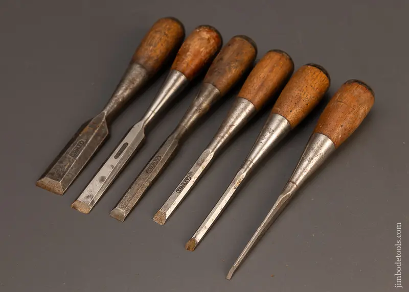 Good Set Of 6 Stanley No. 50 Everlasting Chisels - 118460 1