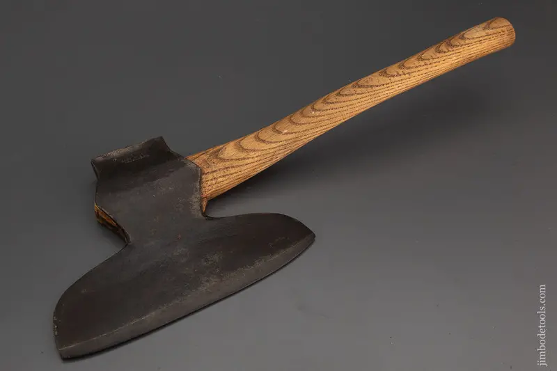 Good User Offset Single Bevel Broad Axe Hewing Axe Beatty Chester, Pa. - 102355 1