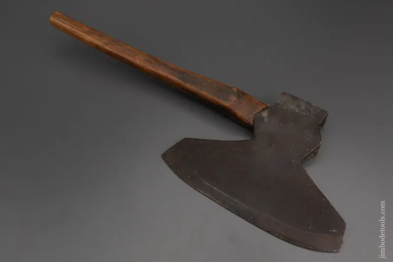 Good User Offset Single Bevel Broad Axe Hewing Axe W.J. Teneyck - 102330 1