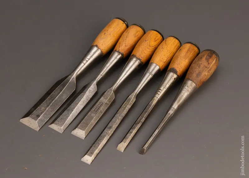 Good User Set Of 6 Stanley Everlasting No. 50 Chisels - 114028 1