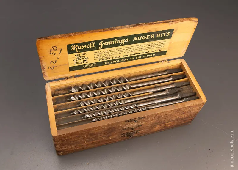 Good User Set Of Russell Jennings Auger Bits - 116588 - 1