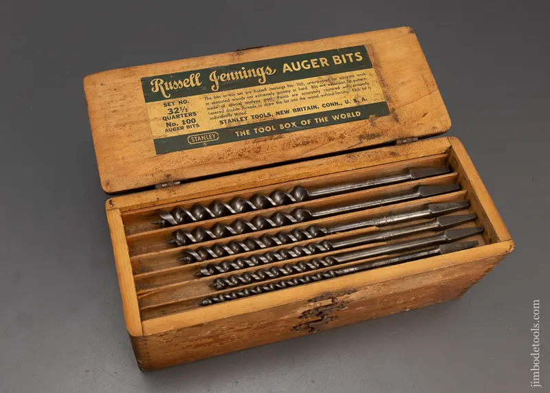 Good User Set Of Russell Jennings Auger Bits115646 - 1