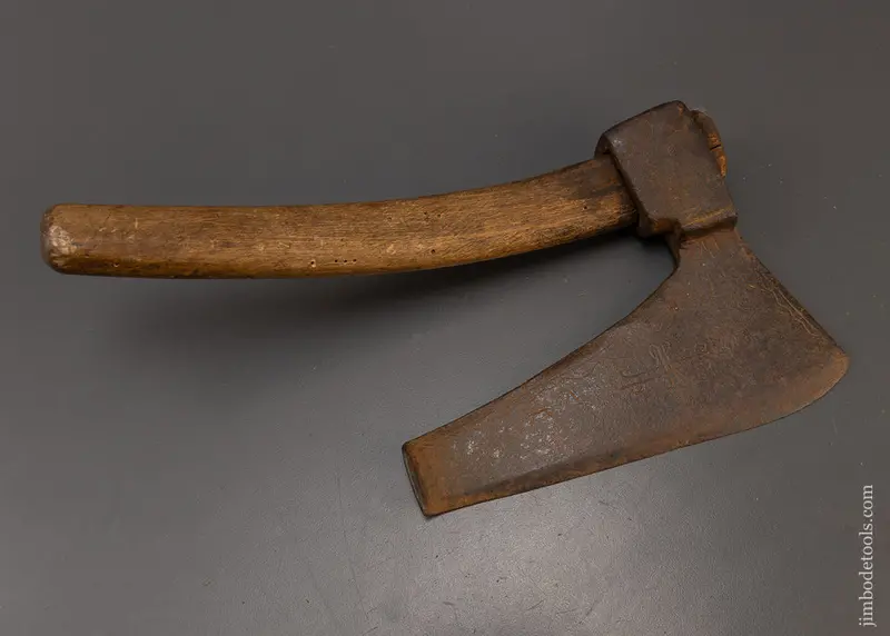 Gorgeous 17Th/18Th Century Single Bevel Offset Side Axe - Excelsior 109188 - As Of Oct 19 1