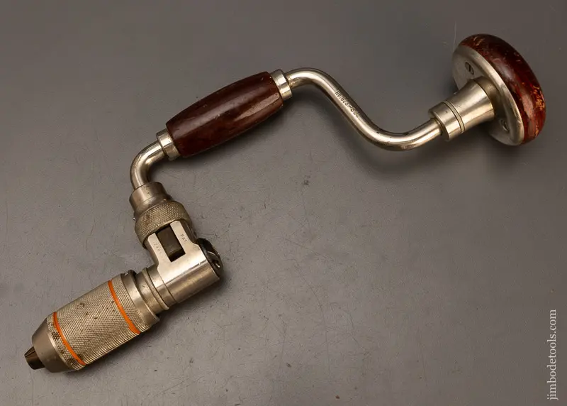 Gorgeous Rosewood Handled 6 Inch Stanley No. 923 Bit Brace - 110632 1