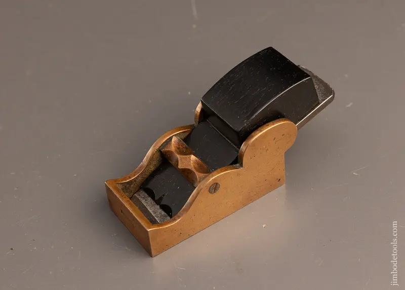 Immaculate 1/2 Size Vintage Gunmetal & Ebony Infill Chariot Plane By Badger - Excelsior 115772 - As Of June 5 1