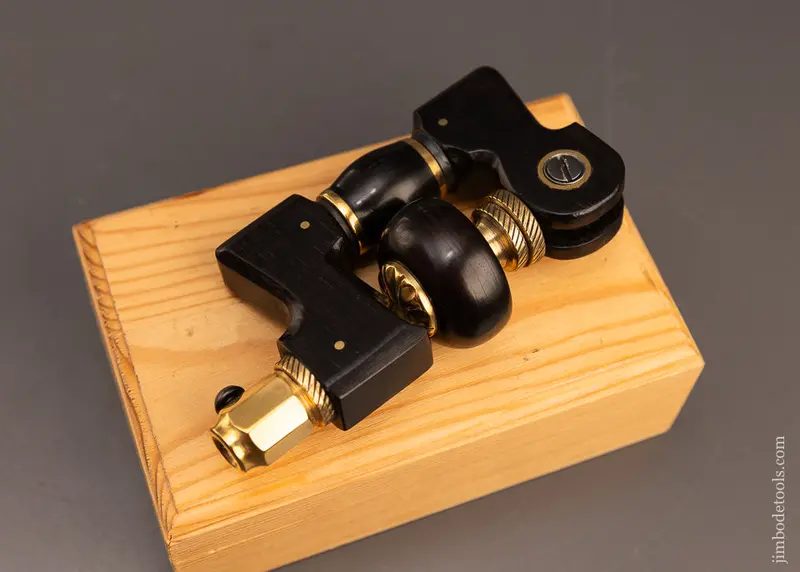 Incredible Ebony & Brass Undertaker’S Folding Bit Brace Modern Maker - 117426 - As Of Sept 1 1