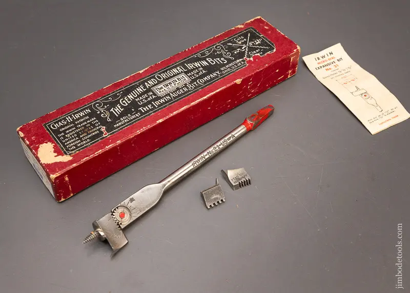 Irwin Expansive Bit Complete With Both Cutters Mint In Box - 116113 1