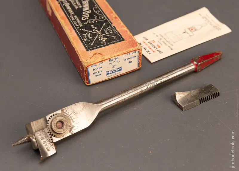 Irwin No. 22 Expansive Bit In Box - 116114 1