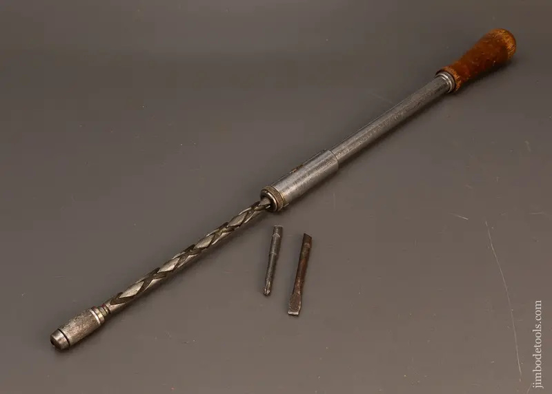 Large Yankee No. 131A Automatic Screwdriver With 2 Bits - 118613 1