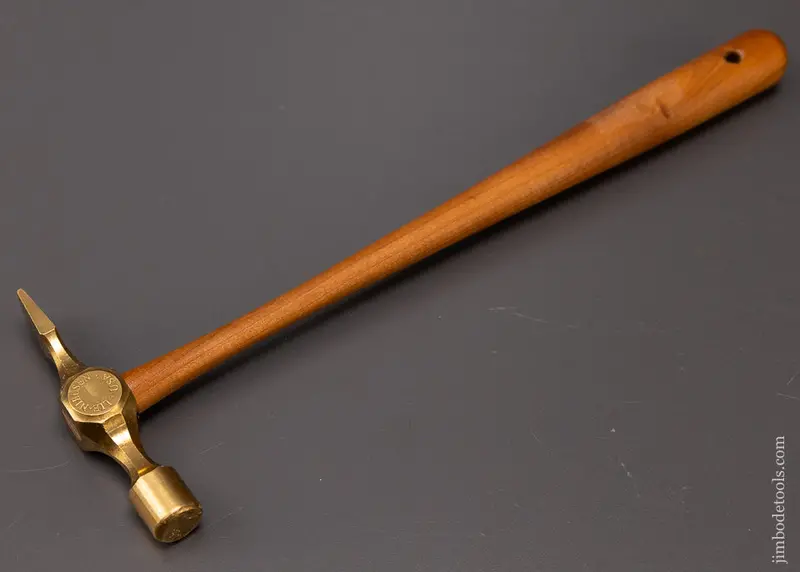 Lie Nielsen Brass Cross Peen Hammer - 108147 1