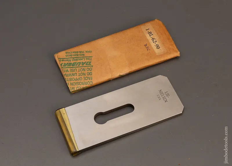 Lie Nielsen Spare Plane Iron For No. 62 Low Angle Jack Plane 90° - 119087 1