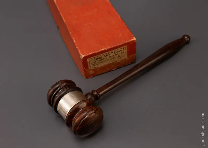 “Long-Life” Rosewood Gavel Mint In Box - 108320 1