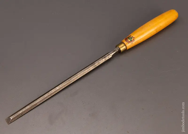 Long Thin Boxwood Handle Paring Chisel 3/8 Inch Marples - 111068 1