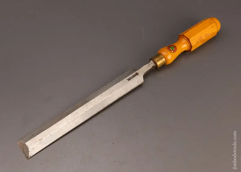Long Thin Boxwood Handled Paring Chisel 1 1/4 Inch Mint Marples - 111100 1
