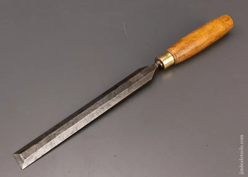 Long, Thin Boxwood Handled Paring Chisel 1 Inch Mawhood - 111069 1