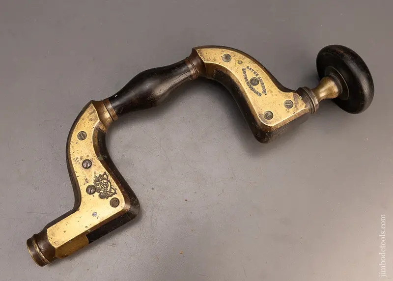 Lovely Brass Framed Ebony Ultimatum Bit Brace - 115296 1