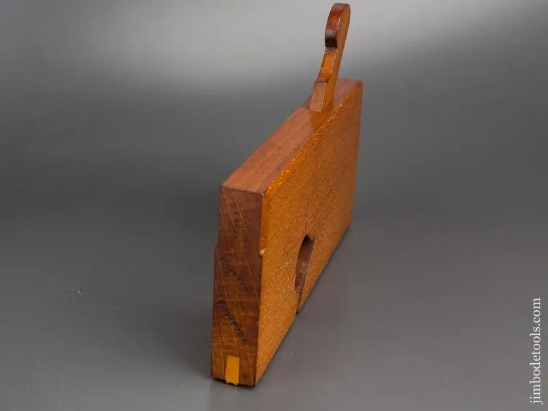Massive!! 1/4 Inch Center Bead Moulding Plane By Speight Leeds Circa 1849-91 -- 83481 1