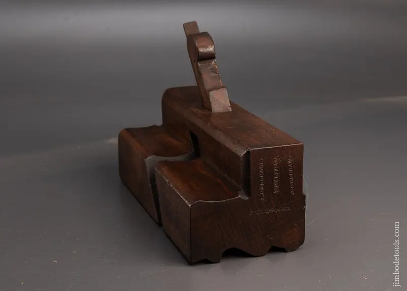 Massive 3 5/8 Inch Wide Moulding Plane By Hathersich (Overstamped) - 119402 1