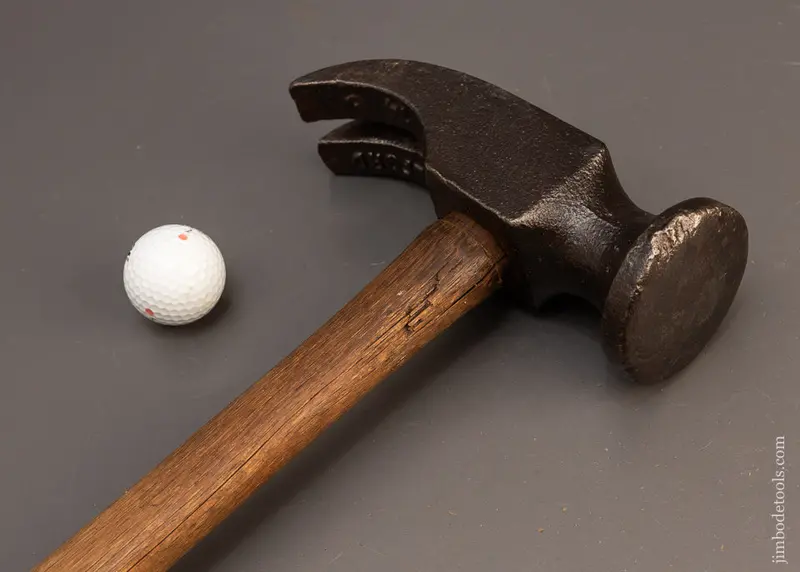Massive 7 Pound Carpenter’S Claw Hammer By Woolford - 118456 1