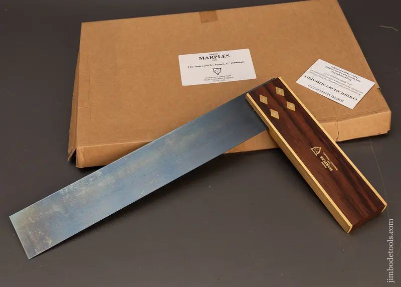 Mint In Box Joseph Marples Rosewood 12 Inch Try Square - 120377 1