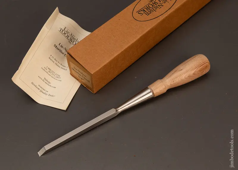 Mint In Box Lie Nielsen 1/4 Inch Mortise Chisel - 120283 1