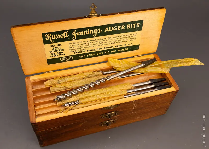 Mint In Box Russell Jennings Bit Set In Original Wrappers In Box - 115141 1