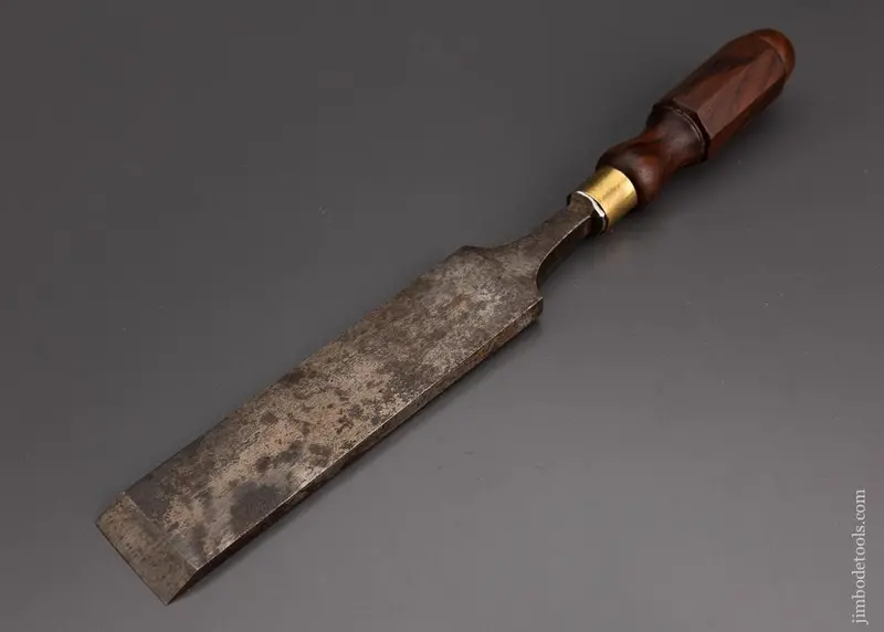 Monster Buck Bros. 2 X 16 3/4 Inch Heavy Tang Chisel Rosewood Handle -  101369 1