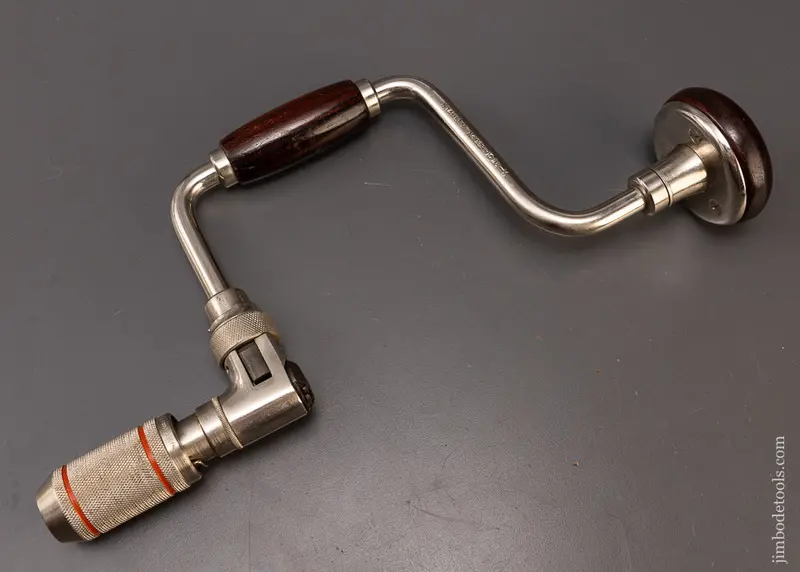Near Mint 10 Inch Stanley No. 923 Rosewood Bit Brace - 109306 1