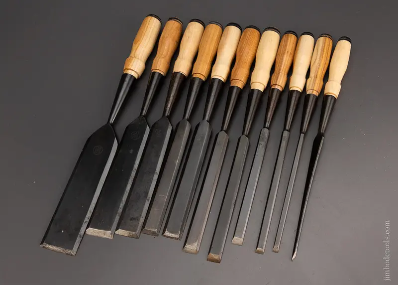 Near Mint Bingham’S Best Brand Set Of 11 Bevel Edge Chisels - 105594 - As Of Dec 28 1