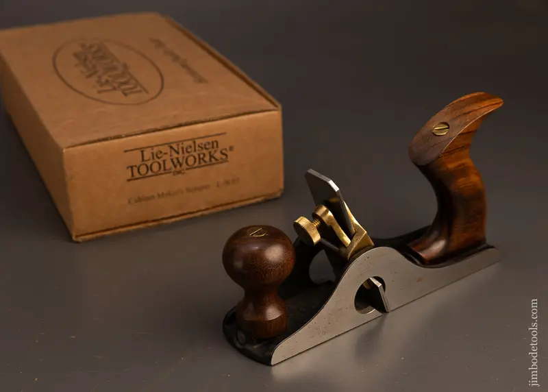 Near Mint In Box Lie Nielsen No. 85 Tilt Handle Scraper Plane With Rosewood Handles - 117475 1