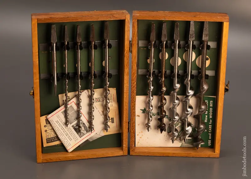 Near Mint In Box Set Of Irwin Auger Bits - 118899 1