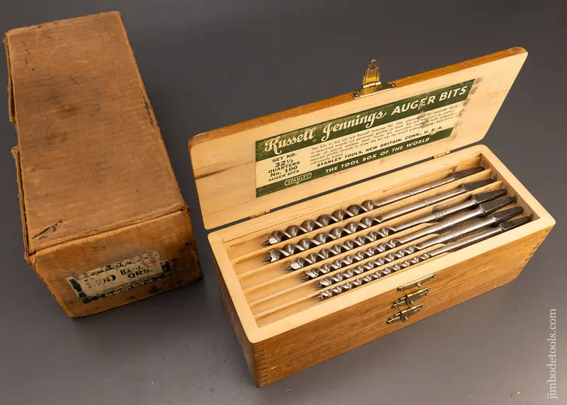 Near Mint In Box Stanley Russell Jennings Auger Bit Set - 114687 1