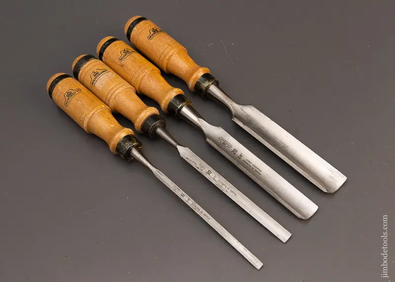 Near Mint Set Of 4 Gouges By Nooitgedagt - 114232 1