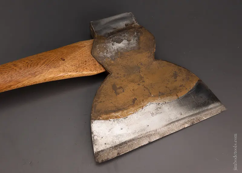 Near New Old Stock Wm. Beatty & Sons Offset Broad Axe In Original Gold Paint -- 104898 1