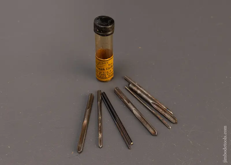 New Old Stock Set Of 8 Millers Falls Push Drill Bits - 110842 1