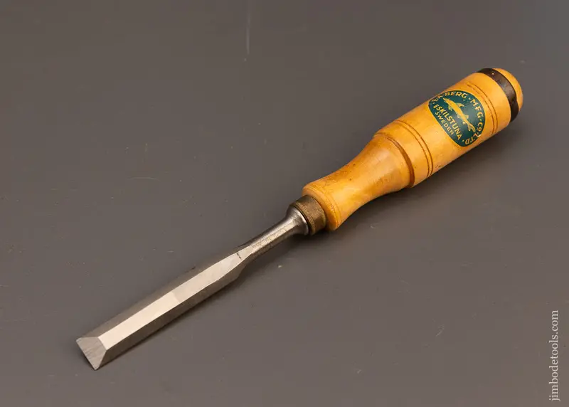 New Old Stock Unused E.A. Berg Eskilstuna 1/2 Inch Tang Firmer Chisel - 116171 1