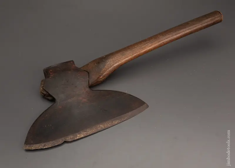Off Set Single Bevel Broad Axe Hewing Axe W. Beatty - 102290 1