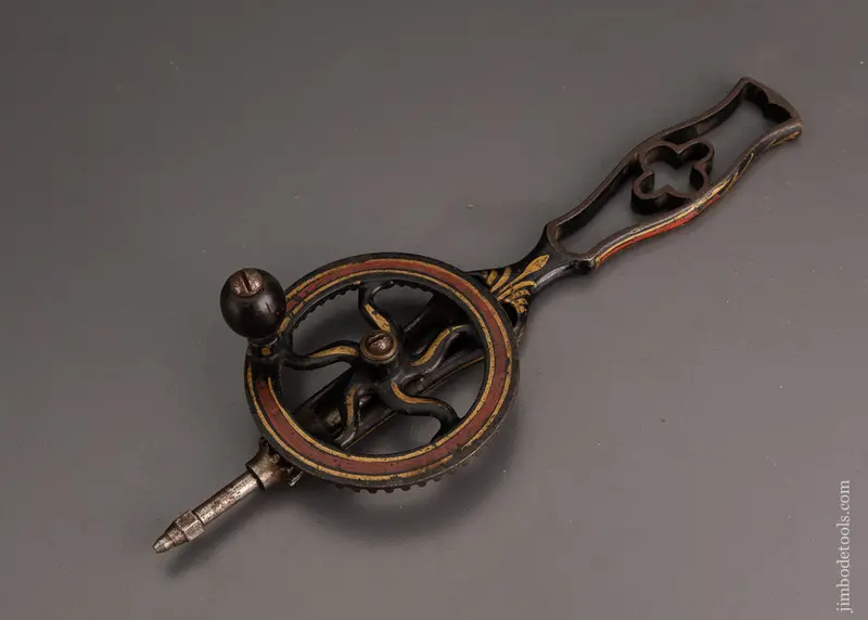 Ornate, Pinstriped Whitney’S Patent Hand Drill Extra Fine - 103038 1