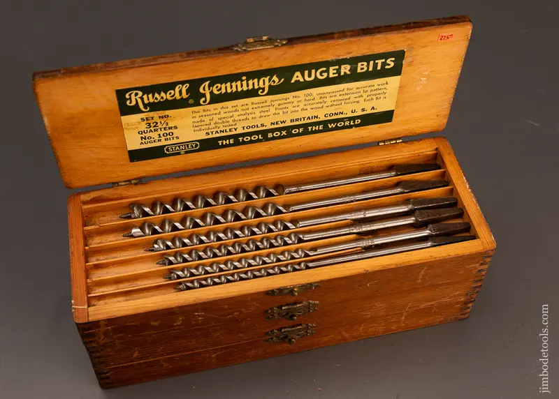 Perfect Set Of Russell Jennings Auger Bits - 120252 1