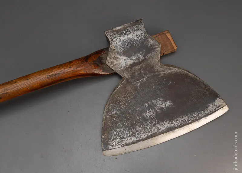 Phenomenal Powell Tool Co. Cleveland Single Bevel Offset Broad Axe - 115753 1