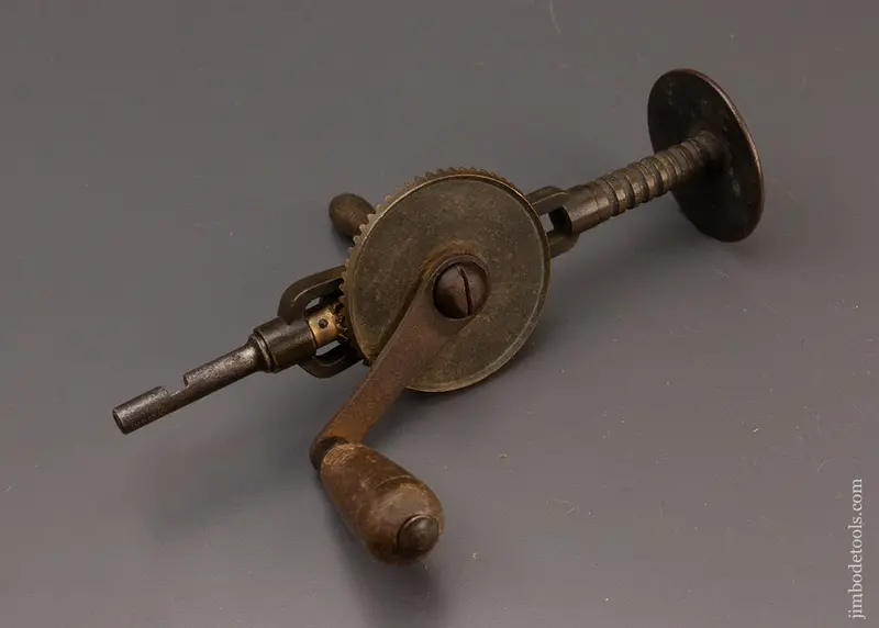Pretty Brass Framed Antique Drill - 111754 1
