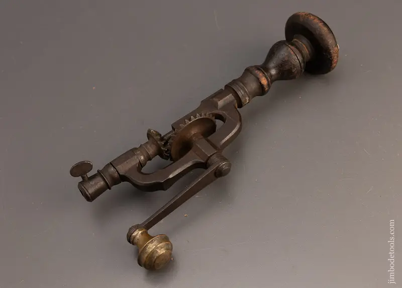 Pretty Iron Framed Geared Hand Drill - 113813 1