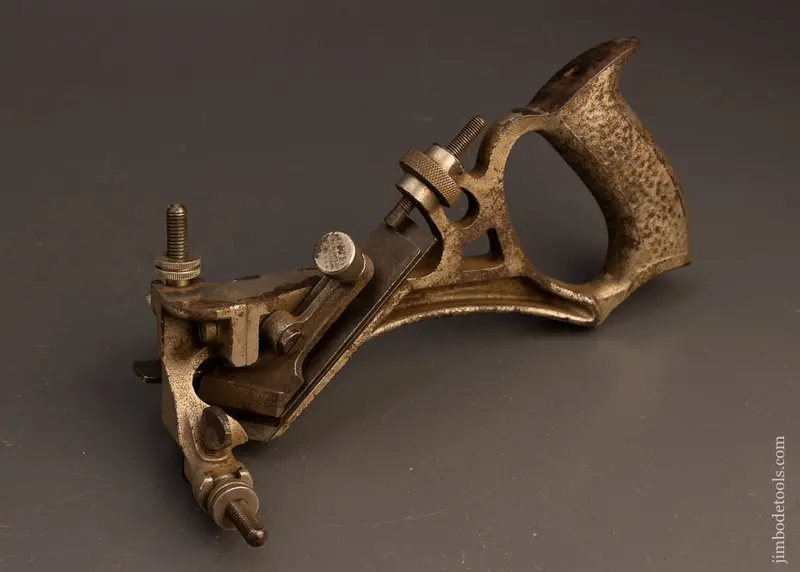 Rare & Complete Stanley No. 196 Curved Rabbet Plane - 117490 - As Of Sept 4 1