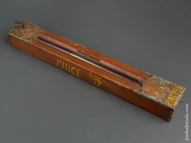 Rare & Fantastic! Mason Contour Level With Mercury Vial And Elevation Adjustment * Excelsior 79339 - 1