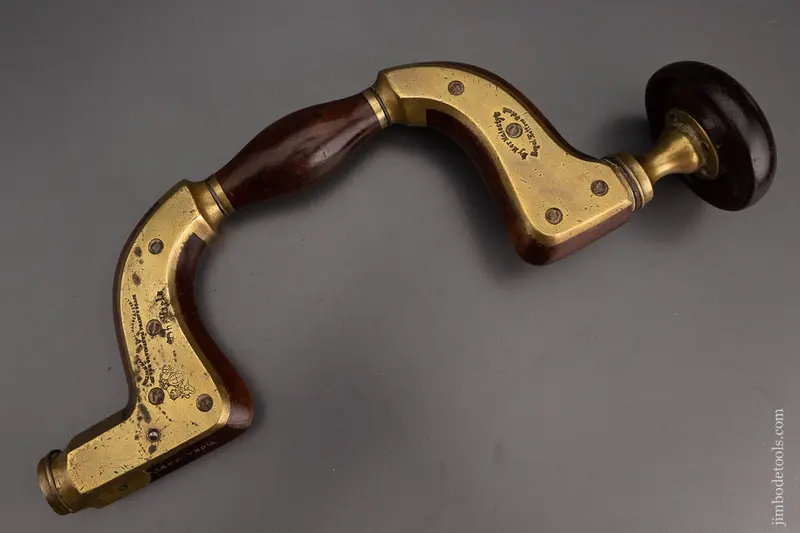 Rare & Fine Marples Rosewood Ultimatum Bit Brace - 101900 - As Of Feb 7 1